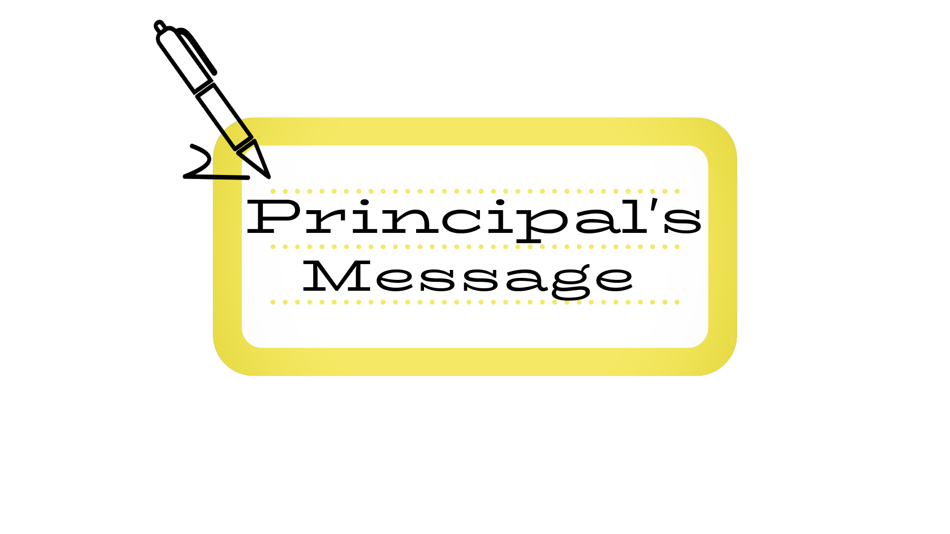 Princiapls message