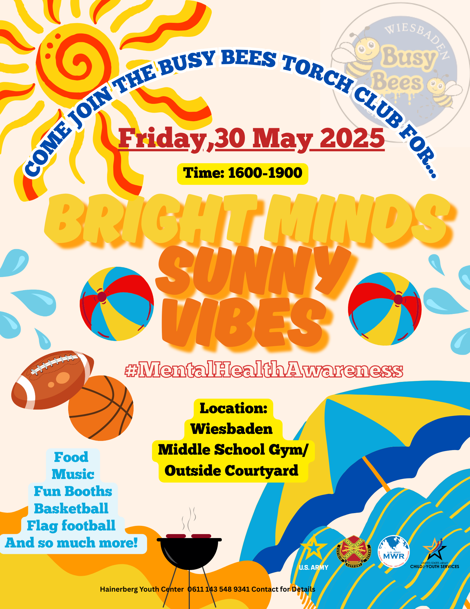 Buzzy Bees Torch light Mental Awareness May 30th