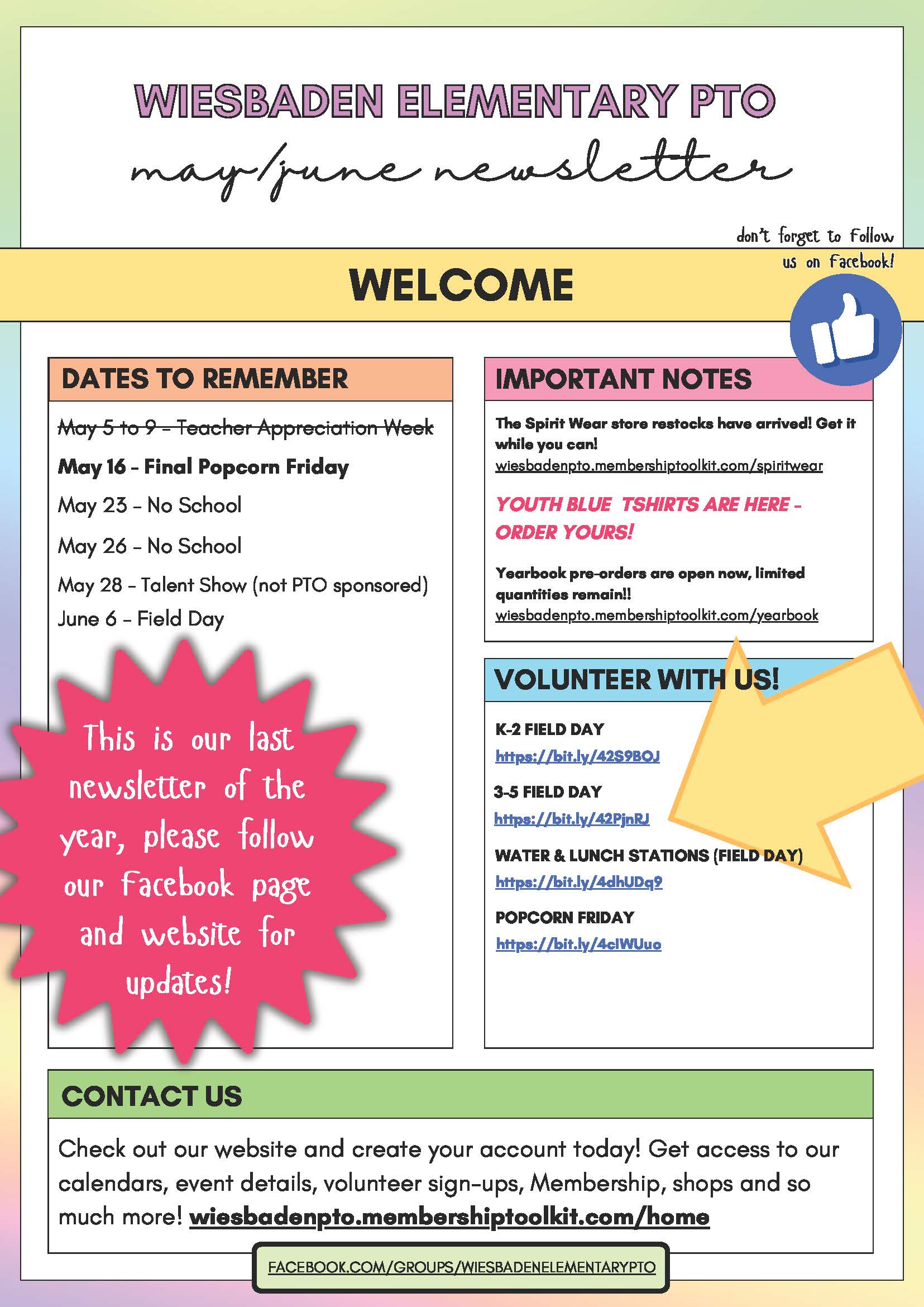 PTO last newsletter post