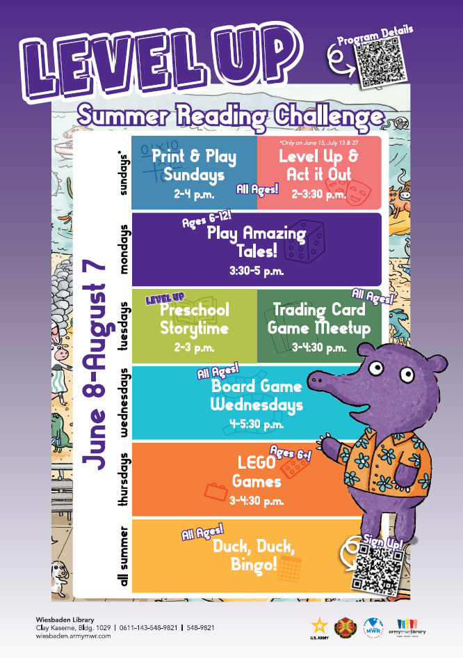 Wiesbaden Library Summer Reading Challenge